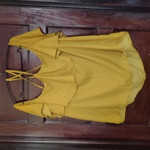 Maurice's Brand Yellow Blouse-2X